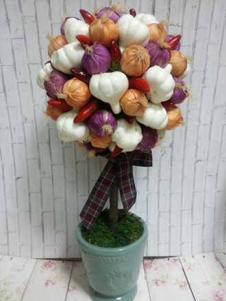 Топиарий &quot;Луково-чесночный&quot;