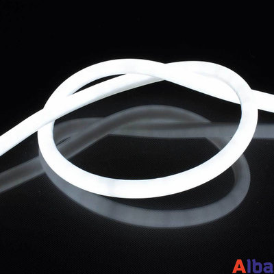 Неон круглый 220V Белый холодный D16мм