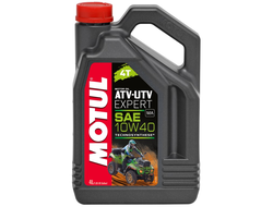 Масло для квадроциклов Motul ATV-UTV Expert 4T 10W40 (Полусинтетика) — 4Л (105939)