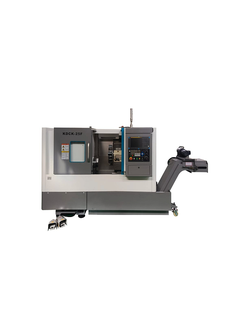 Токарный станок с ЧПУ JET KDCK-25F CNC (Fanuc 0i, гидрав. патрон, 3000 об/мин, деталеуловитель)