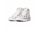 летние детские кеды Converse All Star Print  белые с насекомыми купить в мск 670704C фото