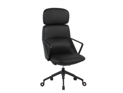 Кресло руководителя GLAM/А черный/черный