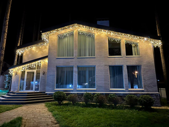 Украшение домов к Новому Году