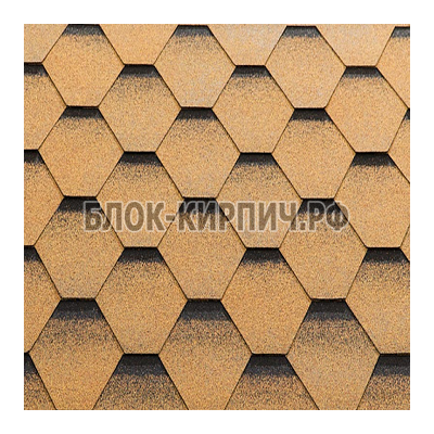 Гибкая черепица Katepal katrilli золотой песок