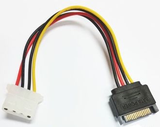 Переходник питания Sata штекер - 4 pin