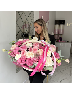 КОРЗИНА МИКС ЦВЕТОВ №11