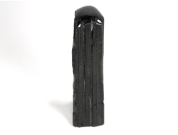 Турмалин чёрный шерл, кристалл стоячий, полированная верхушка, Бразилия (58*24*14 мм, 45 г) №29741