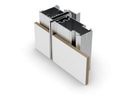 AP59-27 под 6 мм отделку система алюминиевых профилей для дверей скрытого монтажа