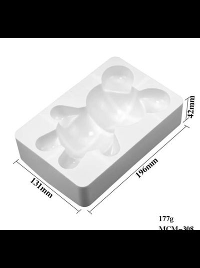 Силиконовая форма Мишка для шоколада 19,6*13,1*4,2 см купить в Калининграде