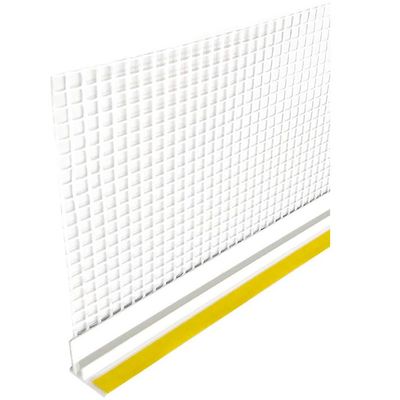 Профиль оконный примыкающий с армирующей сеткой 6 мм L=2,4 м