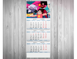 Календарь квартальный Вселенная Стивена, Steven Universe №7