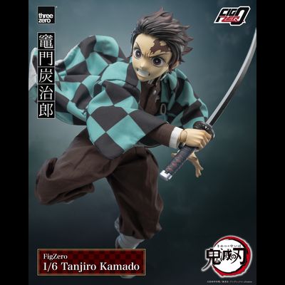 Танджиро Камадо ("Клинок, рассекающий демонов") - Коллекционная фигурка 1/6 Demon Slayer Tanjiro Kamado (3Z06670W0) - Threezero