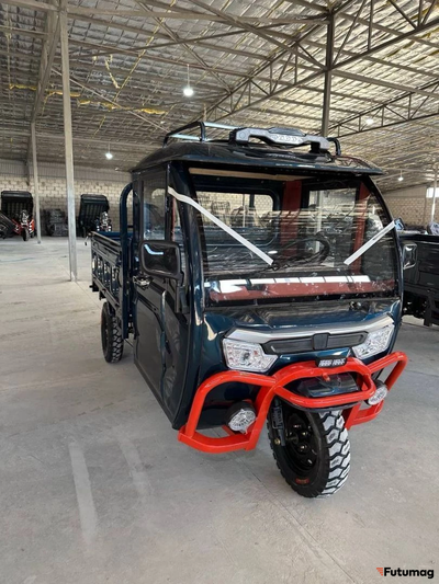 Грузовой электротрицикл с кабиной ASL Кабина 1800 72V 68Ah