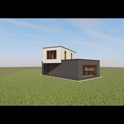 Двухэтажный дом с тремя спальнями 119м² (S70)