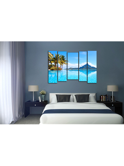 Модульная картина "Лазурный край"