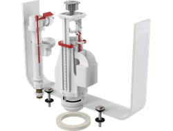 Выпускной комплект AlcaPlast с двойной кнопкой. Арт. SA08ASK 1/2″ CHROM