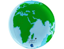 Шар 3D (18''/46 см) Сфера, Планета Земля