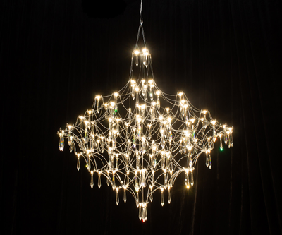 07881-80 02(21) Люстра диммируемая Галанта хром d80 h215 Led 66*0,5W (3000-6000K) с пультом ДУ