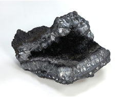 Пиролюзит, жеода, Марокко (50*35*30 мм, 46 г) №24714