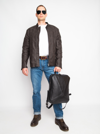 Кожаный рюкзак Lanciano Premium black (арт. 3066-51)