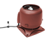 Вентилятор Vilpe E120S/125, 0-400 м3/час, с основанием 250х250мм красный