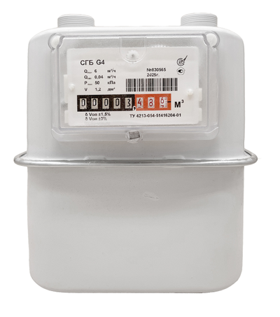 Счетчик газа СГБ G4  М33х1,5 (верхний) (правый)