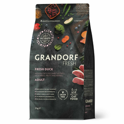 Grandorf Fresh для взрослых кошек с уткой и бататом, 2 кг