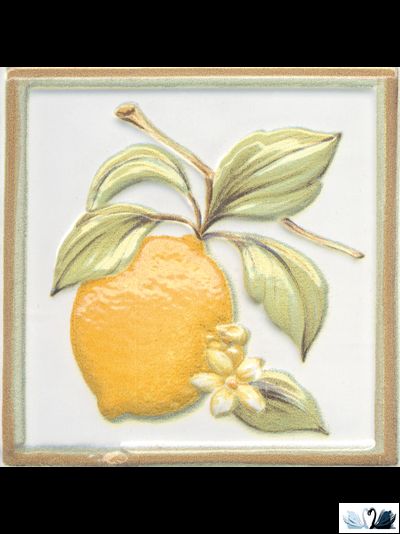 Декор Kerama Marazzi Капри Лимончики 9.9x9.9 глянец купить в магазине Marysя Краснодар