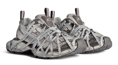 Balenciaga 3XL Extreme Lace Trainers Brown Grey Beige мужские
