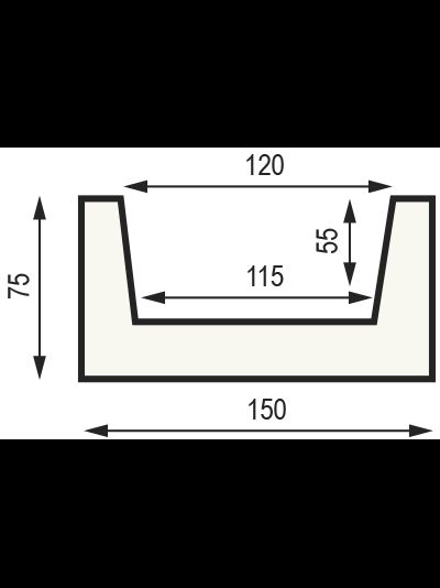 Декоративная балка из полиуретана Country Decor СС2 (150х75) светлый дуб
