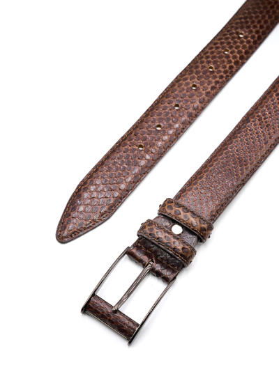 Ремень мужской 38 мм PY-k-0005 из змеиной кожи 2