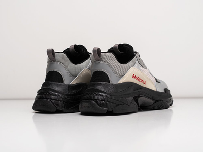 Balenciaga Triple S Sneaker Black Grey Silver