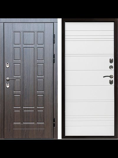 Дверь терморазрыв Виргиния венге White Line белая