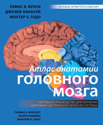 Атлас анатомии головного мозга. Наглядное руководство для изучения анатомии ЦНС. Вулси Т. А. , Ханауэй Дж., Гадо М. Х. &quot;Издательство Панфилова&quot;. 2020