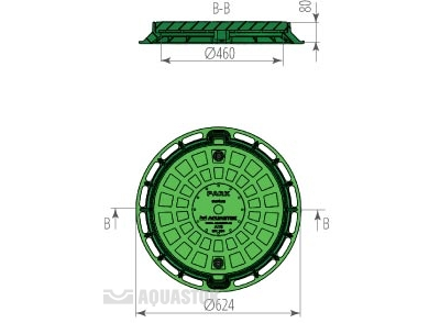 PARK PLASTIK - ЛЮК ПЛАСТИКОВЫЙ КАНАЛИЗАЦИОННЫЙ
