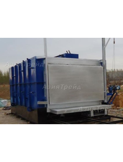 Термическая печь с выкатным подом