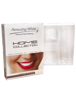 Набор для домашнего отбеливания зубов HOME COLLECTION PLUS с мини LED лампой, Amazing White