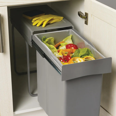 Система сортировки мусора ALBIO 25 40L серый пластик