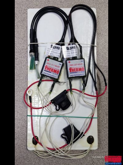 Нагреватель НТА-2/2+++ (для тяжелых условий эксплуатации АКБ) с терморегулятором и 2-я пластинами, Габариты, мм: 300x150x0,5 Применяется в комплекте с термокейсами ТК-А5,ТК-А6,ТК-Е5,ТК-Е6,ТК-Е7