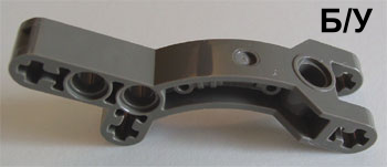 ! Б/У - Bionicle Rahkshi Chest Section, Dark Gray (44136 / 4188432) - Б/У