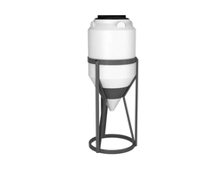 Емкость с конусным дном ФМ 120 в обрешетке