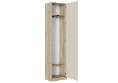 БОСТОН Шкаф ШК-003 ЛДСП Дуб Крафт серый / Кашемир