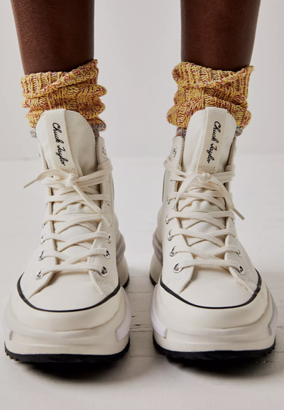 Converse Run Star Legacy CX белые высокие на платформе