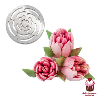 Набор насадок для зефирных роз №1 (адаптер + 3 диска)