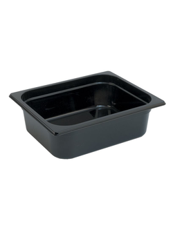 Гастроёмкость 1/2-150, поликарбонат, чёрная