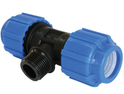 Тройник ПНД 25*3/4"*25 НР [3467]