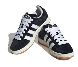 Adidas campus black gum cheap