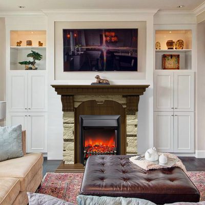 Электрокамин Дублин NT M1 с очагом Fobos