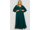 Женская одежда - Вечернее, нарядное платье Арт. 1824007 (Цвет изумрудный) Размеры 52-74