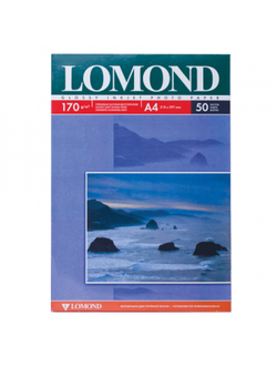 820459 LOMOND глянцевая односторонняя 170г А4 50листов